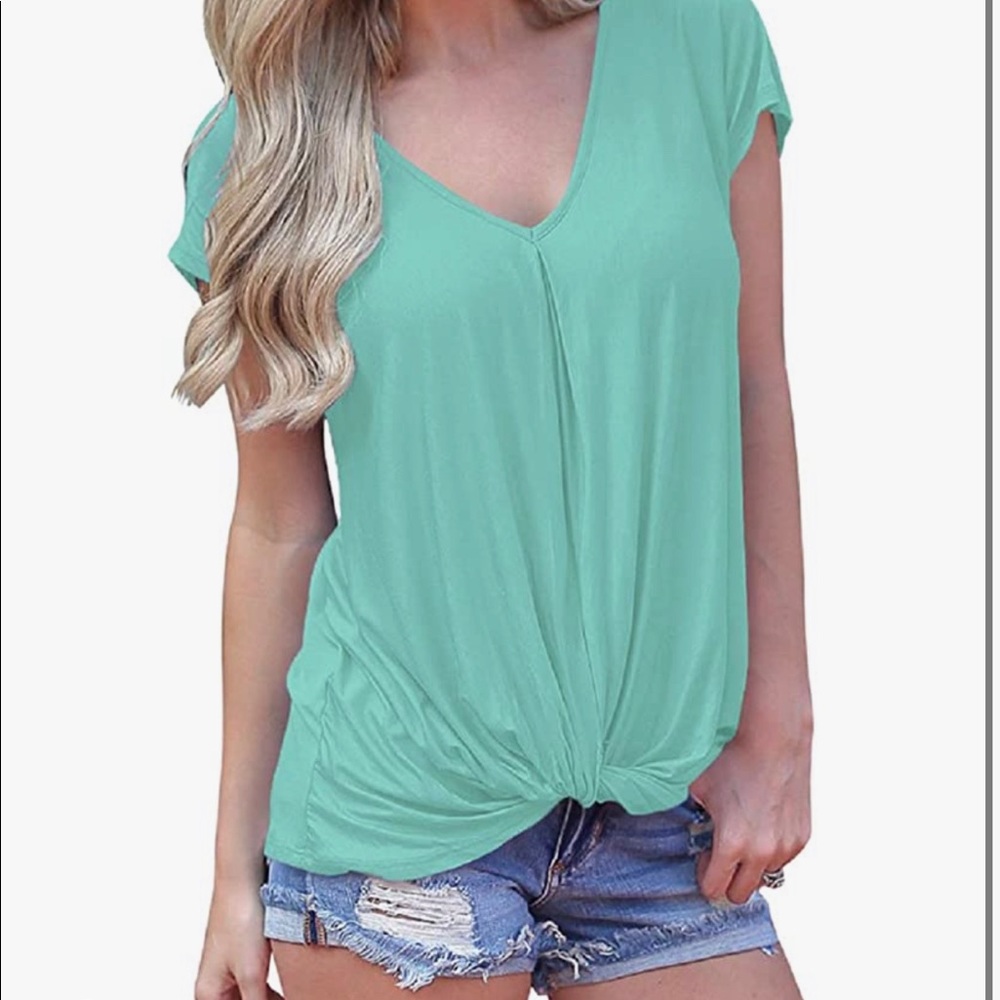 NWOT deep v neck shirt